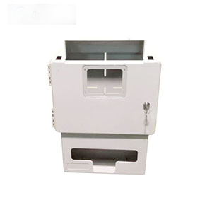 Sharp container with gloves holder